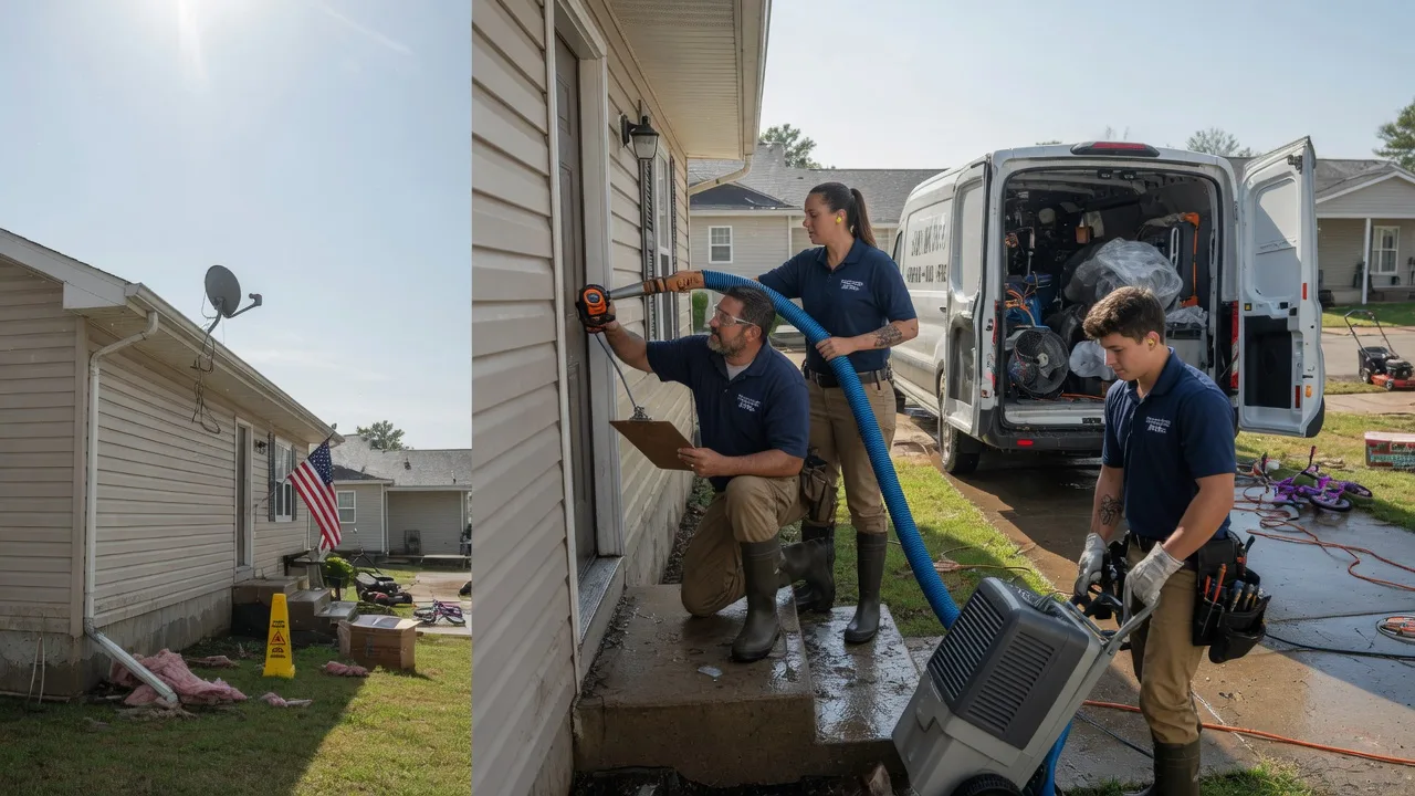 Ceiling Water Damage Restoration in Vesper, WI near me